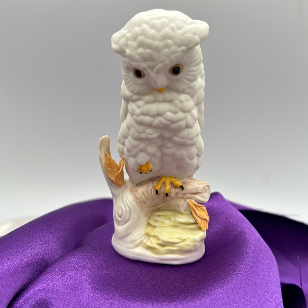 Cybis Snowy Owl Figurine.
